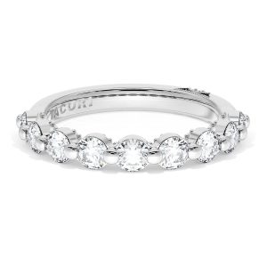 Round Diamond Wedding Band, 3.40mm