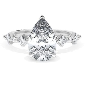 Pear Solitaire Engagement Ring