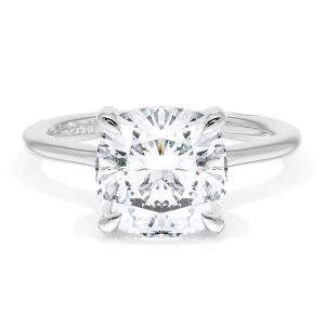 Cushion Solitaire Engagement Ring
