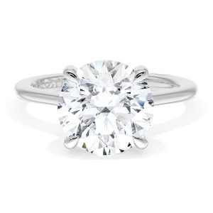 Round Solitaire Engagement Ring