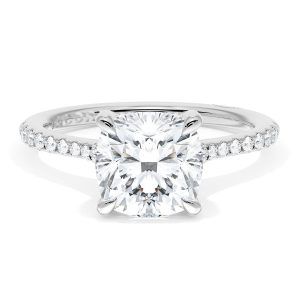 Cushion Solitaire Engagement Ring